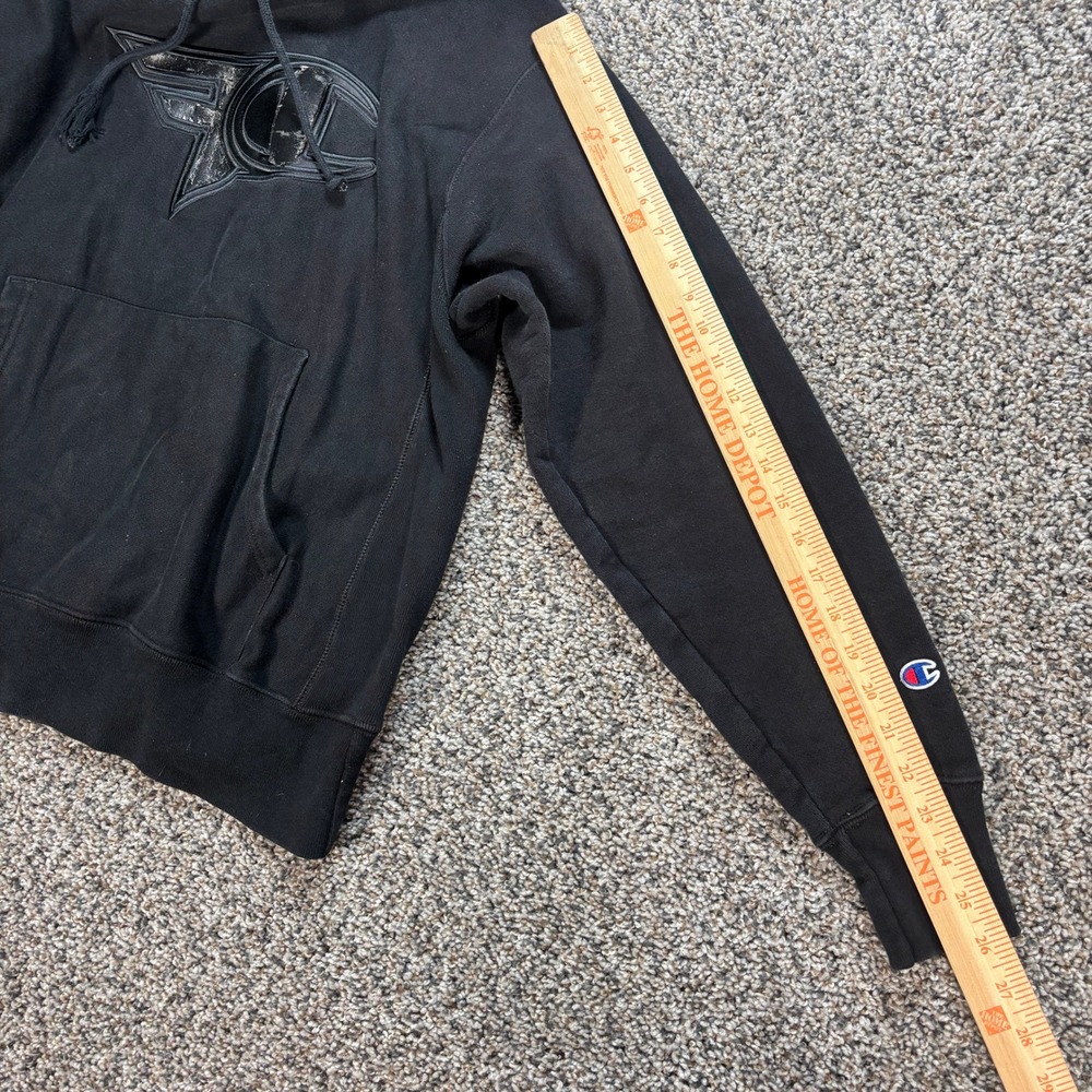 Champion Reverse Weave Men's Medium Sweatshirt FaZe Clan Hoodie Black Gaming - Picture 6 of 7